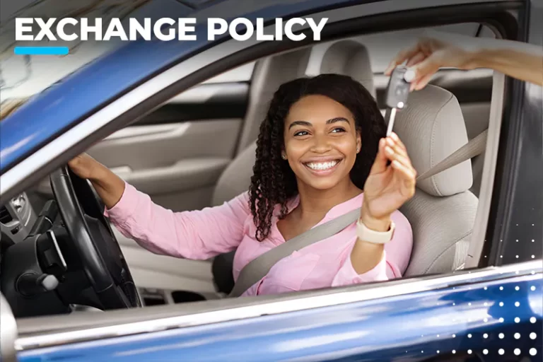 ALM Cars Exchange Policy